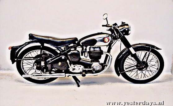 Bsa C11 motorbike A4 Photo Print