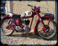 Bsa C12 01 A4 Photo Print Motorbike Vintage Aged