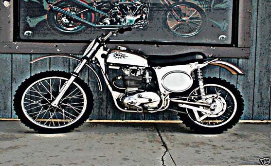 Bsa Cheney motorbike A4 Photo Print