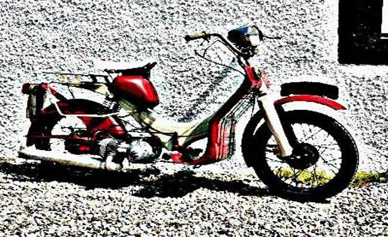 Bsa Dandy motorbike A4 Photo Print
