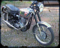 Bsa Db 32 01 Motorbike Vintage Aged A4 Photo Print