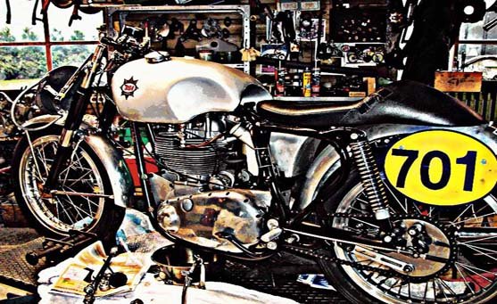Bsa Db 32 motorbike A4 Photo Print
