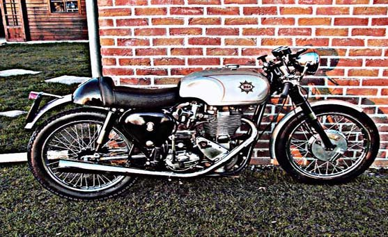 Bsa Dbd 34 motorbike A4 Photo Print