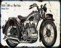 Bsa G14 03 Motorbike Vintage Aged A4 Photo Print