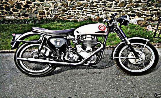 Bsa Gold Star motorbike A4 Photo Print