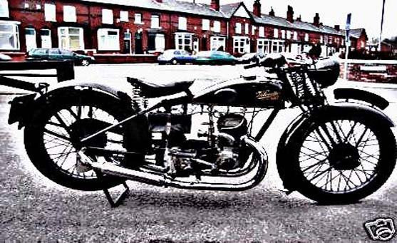 Bsa Gtp motorbike A4 Photo Print