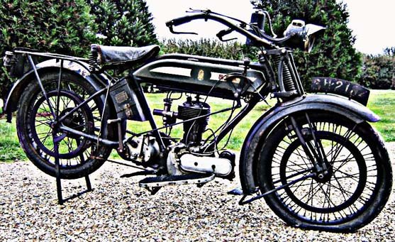Bsa H25 motorbike A4 Photo Print
