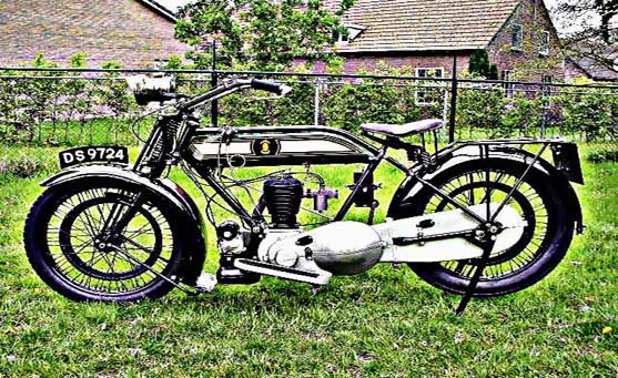 Bsa H3 motorbike A4 Photo Print