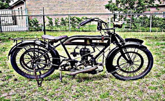 Bsa K 1919 motorbike A4 Photo Print