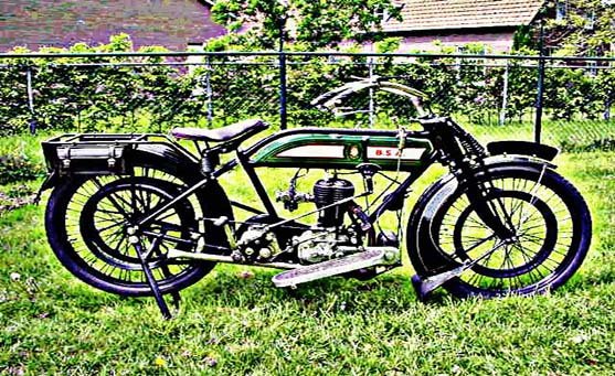 Bsa K motorbike A4 Photo Print