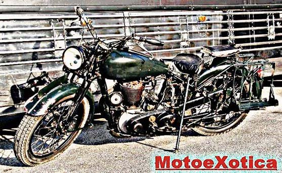 Bsa M20 1942 motorbike A4 Photo Print