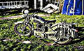 Bsa M20 motorbike A4 Photo Print