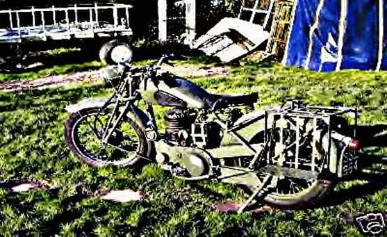 Bsa M20 motorbike A4 Photo Print