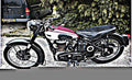 Bsa M21 motorbike A4 Photo Print