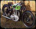 Bsa M22 02 A4 Photo Print Motorbike Vintage Aged
