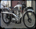 Bsa M24 03 A4 Photo Print Motorbike Vintage Aged