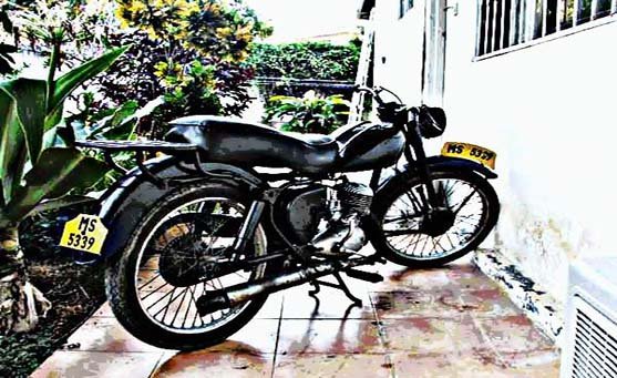 Bsa Major motorbike A4 Photo Print