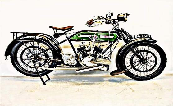 Bsa Modela motorbike A4 Photo Print
