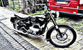 Bsa Plunger motorbike A4 Photo Print