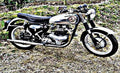 Bsa Rgs motorbike A4 Photo Print