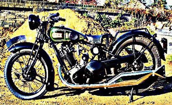 Bsa Sloper S29 motorbike A4 Photo Print