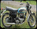 Bsa Super Rocket 02 Motorbike Vintage Aged A4 Photo Print