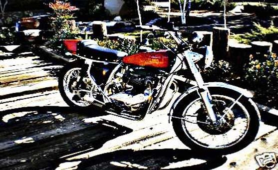 Bsa Trackmaster motorbike A4 Photo Print