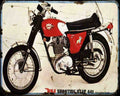Bsa Victor Roadster 02 A4 Photo Print Motorbike Vintage Aged