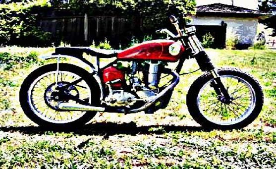 Bsa Zb34 motorbike A4 Photo Print