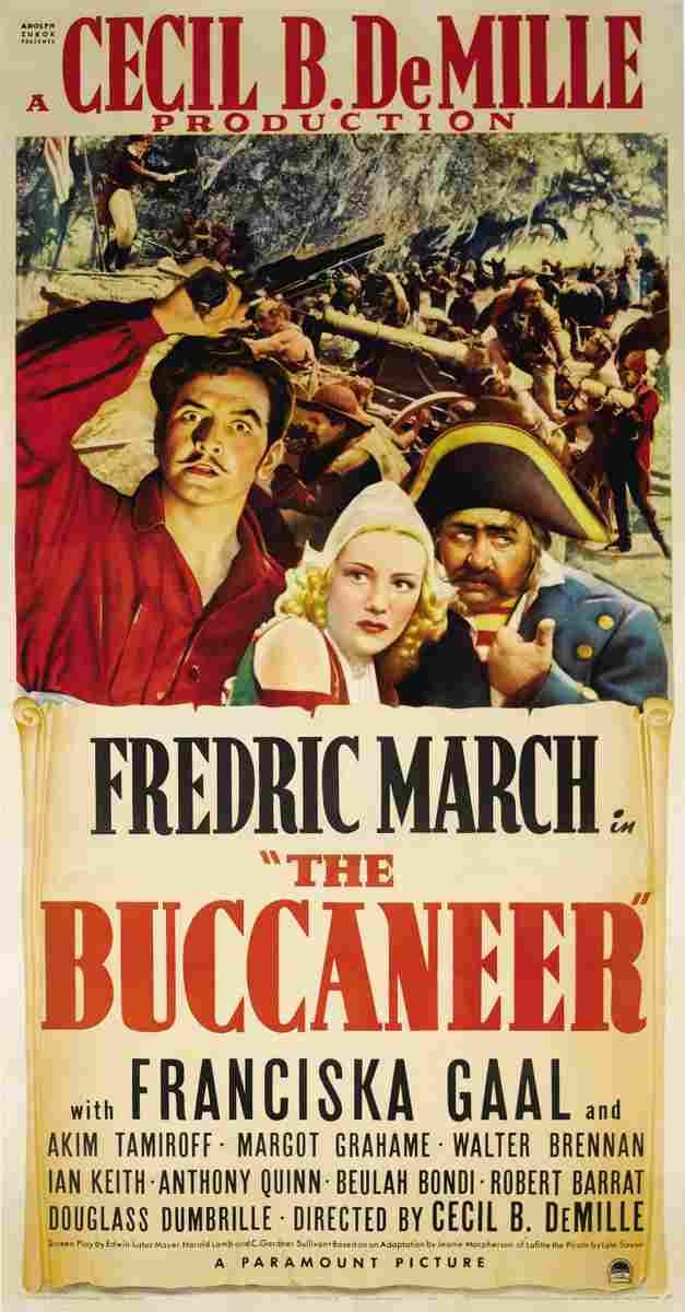 Buccaneer The 1938 01  film star poster A4 Photo Print