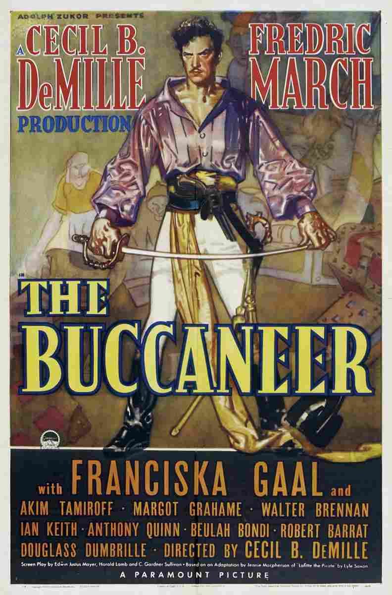 Buccaneer The 1938 02  film star poster A4 Photo Print
