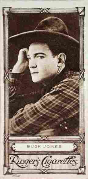 Buck Jones Cigarette Card film star poster A4 Photo Print