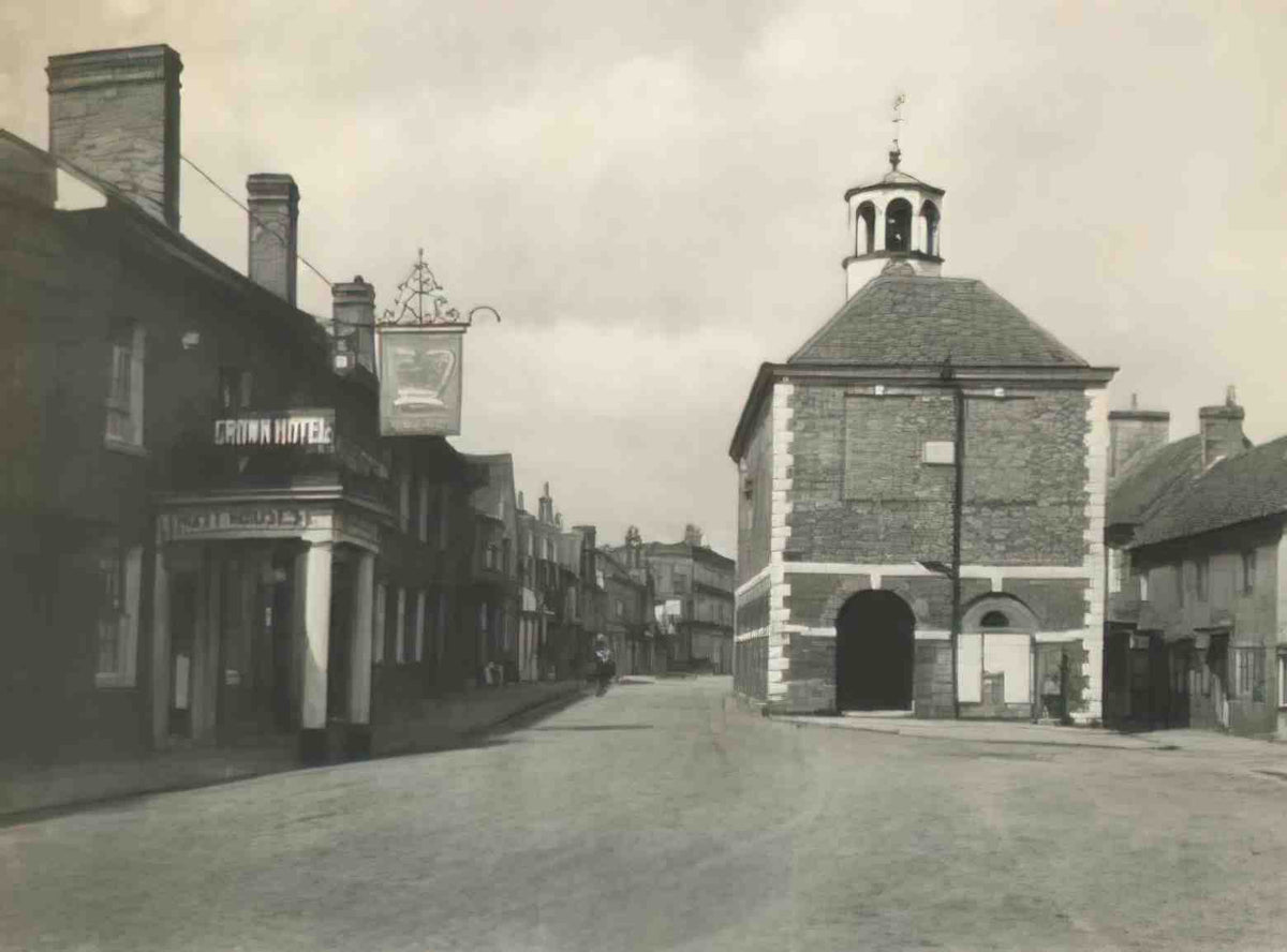 Buckinghamshire Amersham Main Street and Town Hall c1930s Vintage A4 Photo Print