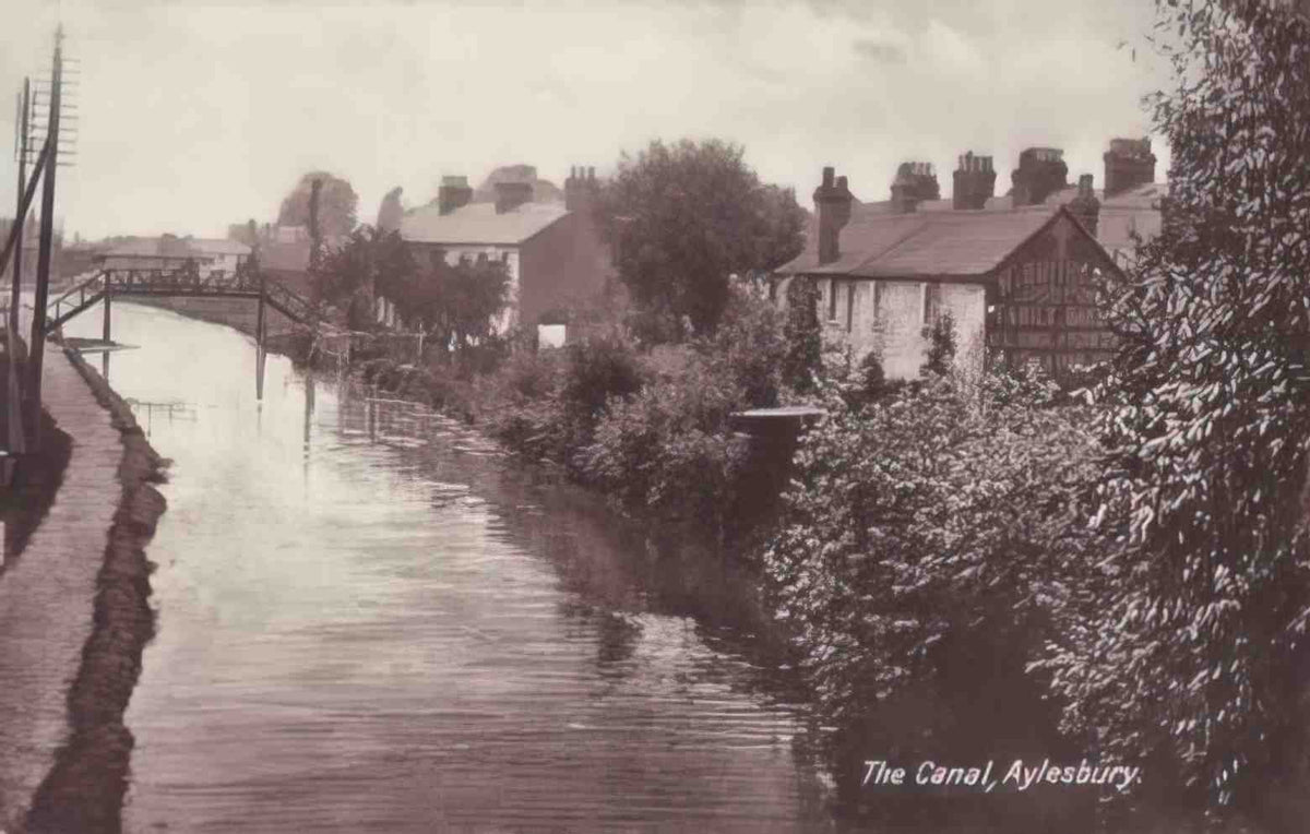 Buckinghamshire Aylesbury Canal 1910s Vintage A4 Photo Print