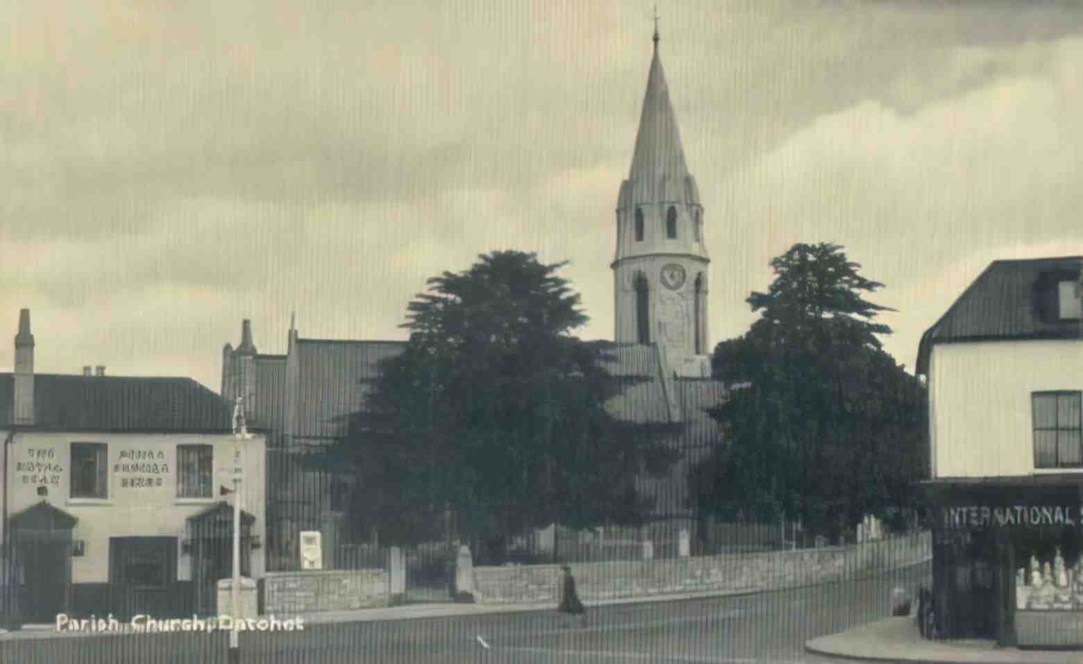 Buckinghamshire Datchet Parish Church Vintage A4 Photo Print