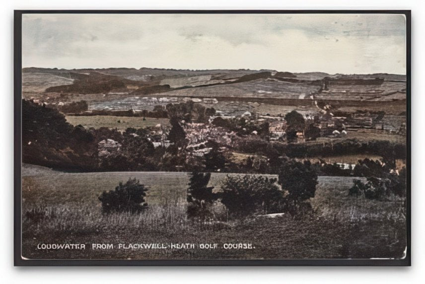 Buckinghamshire Loudwater From Flackwell Heath Golf Course Vintage A4 Photo Print