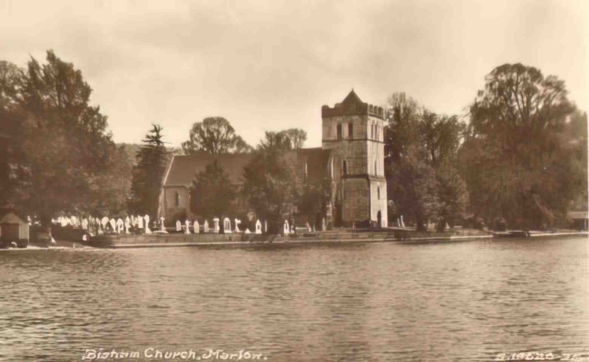 Buckinghamshire Marlow Bisham Church Vintage A4 Photo Print