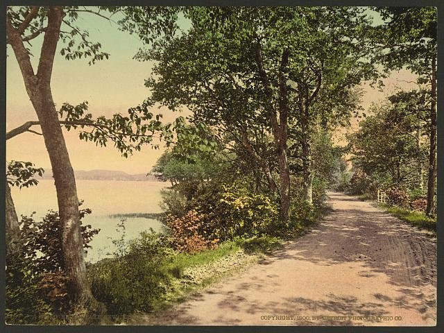 Budds Lake New Jersey Vintage A4 Photo Print