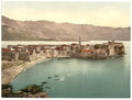 Budua general view Dalmatia Vintage A4 Photo Print