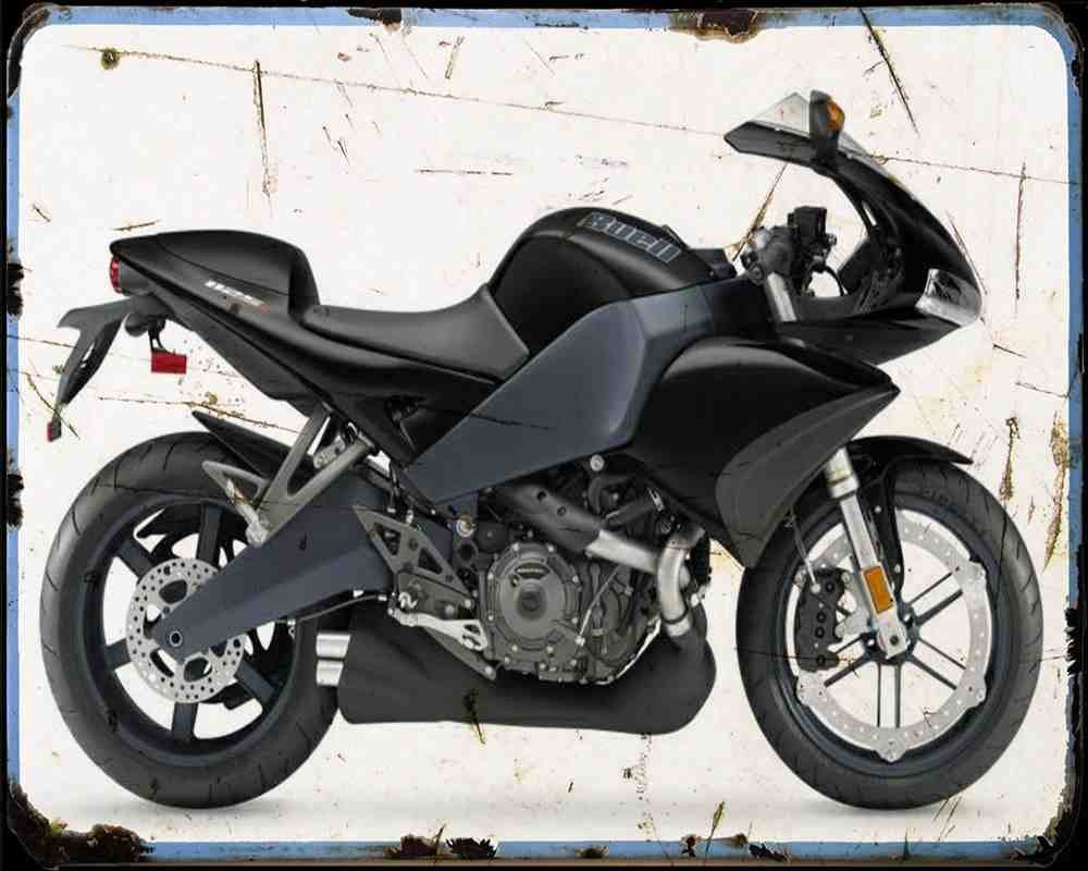 Buell 1125R 2 Motorbike Vintage Aged A4 Photo Print