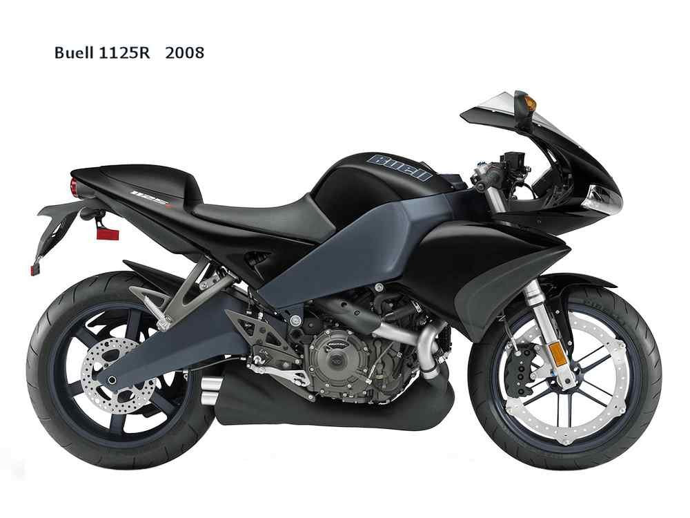Buell 1125R 2008r motorbike A4 Photo Print