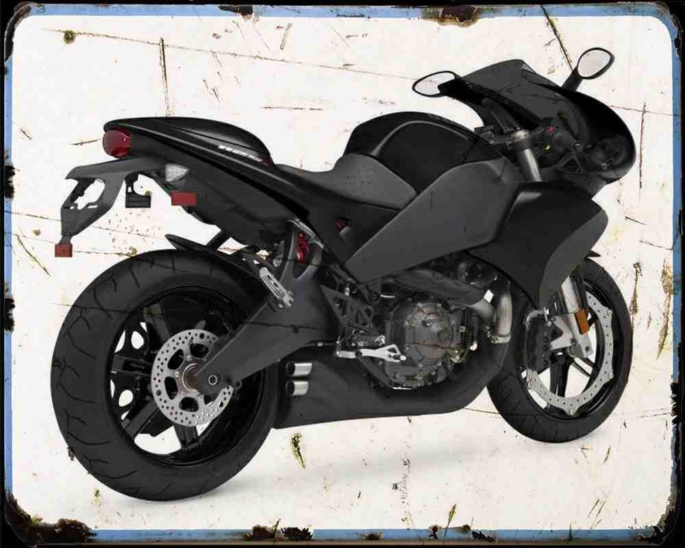Buell 1125R 5 Motorbike Vintage Aged A4 Photo Print