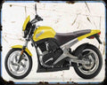 Buell Blast 09 A4 Photo Print Motorbike Vintage Aged
