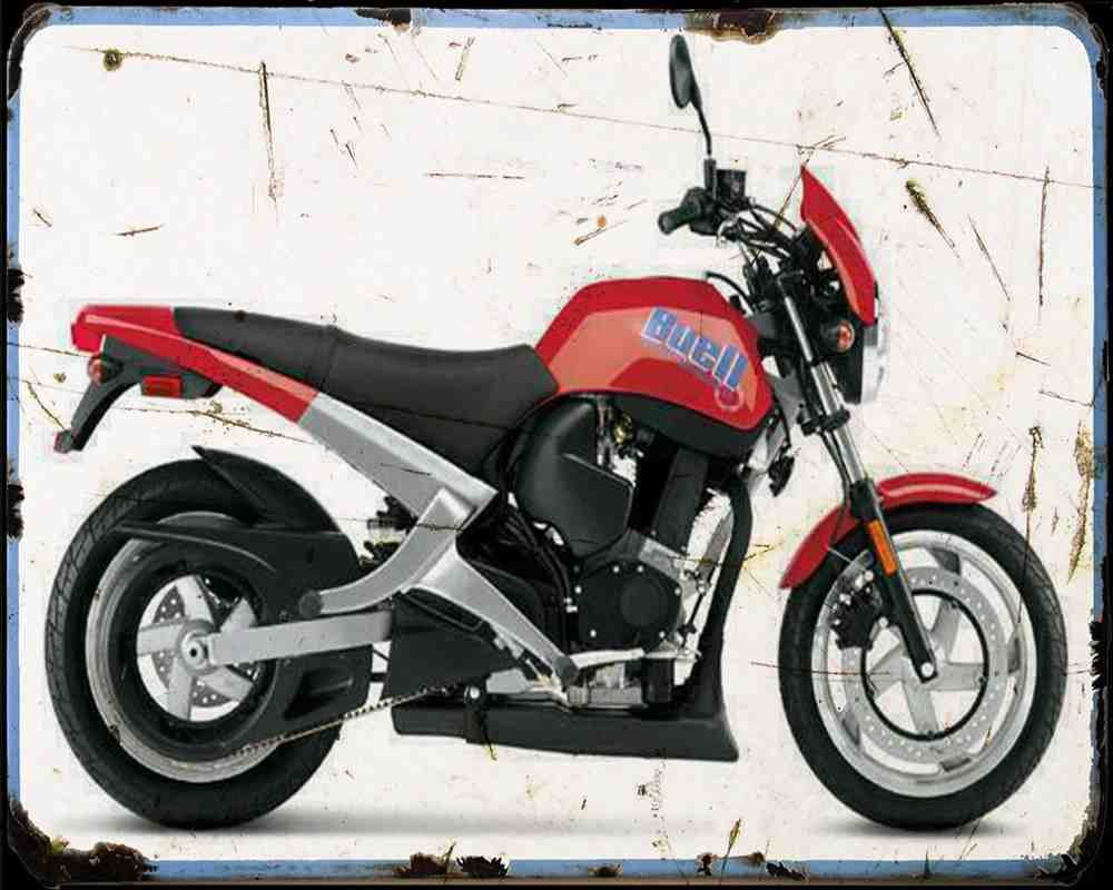 Buell Blast 2 A4 Photo Print Motorbike Vintage Aged