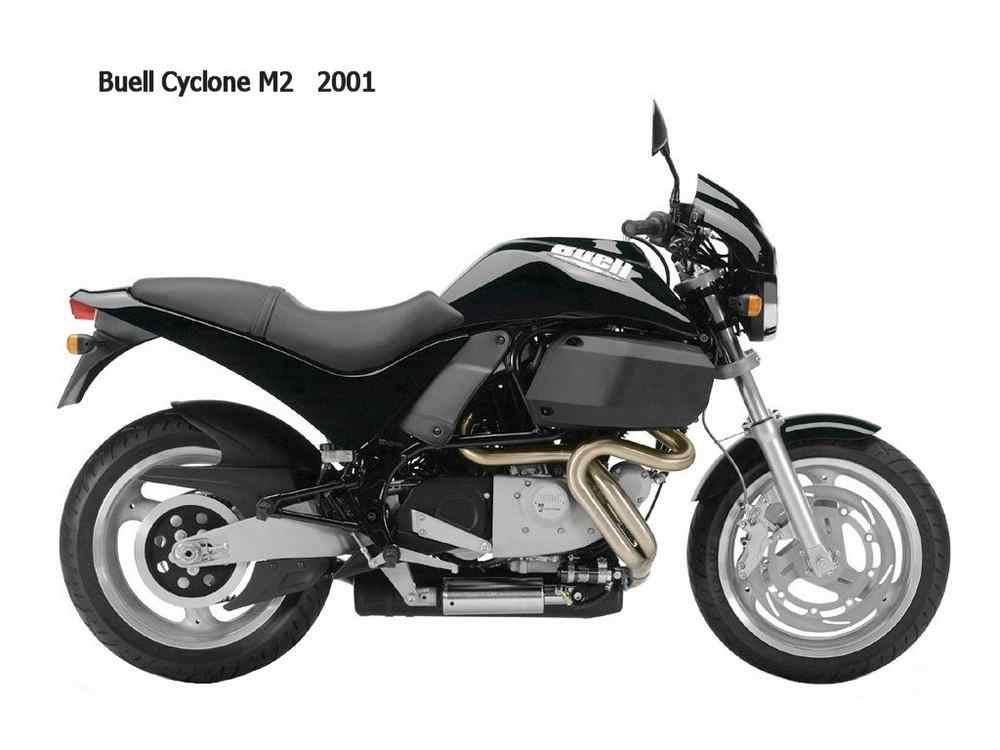Buell CycloneM2 2001 motorbike A4 Photo Print