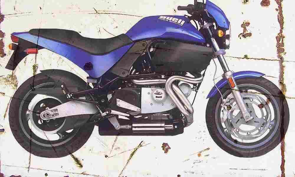Buell M2 1999 Aged Vintage A4 Photo Print