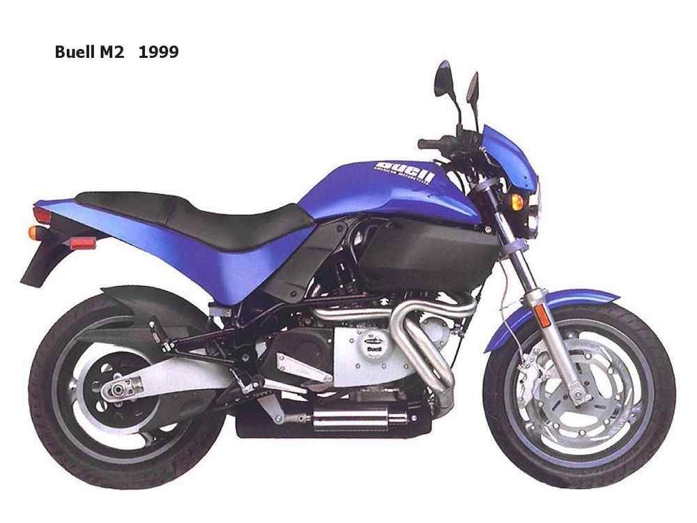 Buell M2 1999 motorbike A4 Photo Print