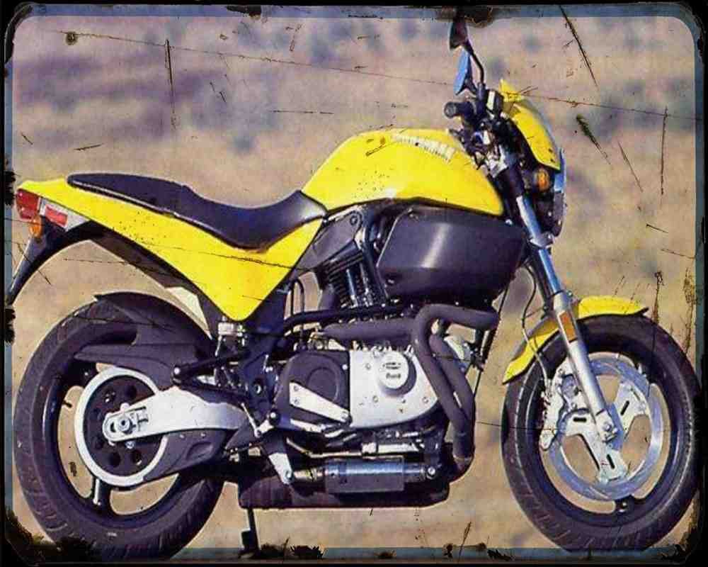 Buell M2 Cyclone 1 Motorbike Vintage Aged A4 Photo Print