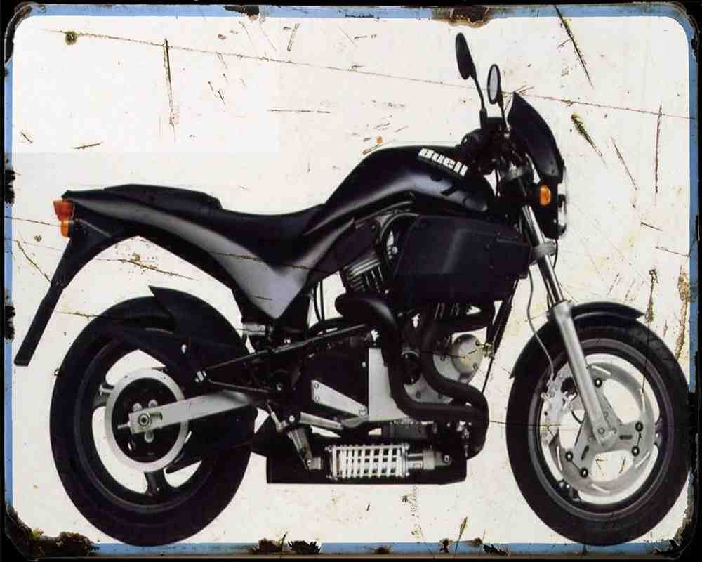 Buell M2 Cyclone 4 Motorbike Vintage Aged A4 Photo Print