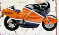 Buell RR1000 Battletwin 1987 Aged Vintage A4 Photo Print